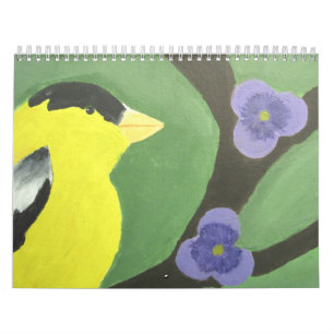 Mural Calendrier d'art d'enfant