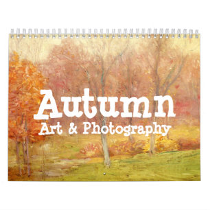 Mural Calendrier d'art et de photographie d'automne