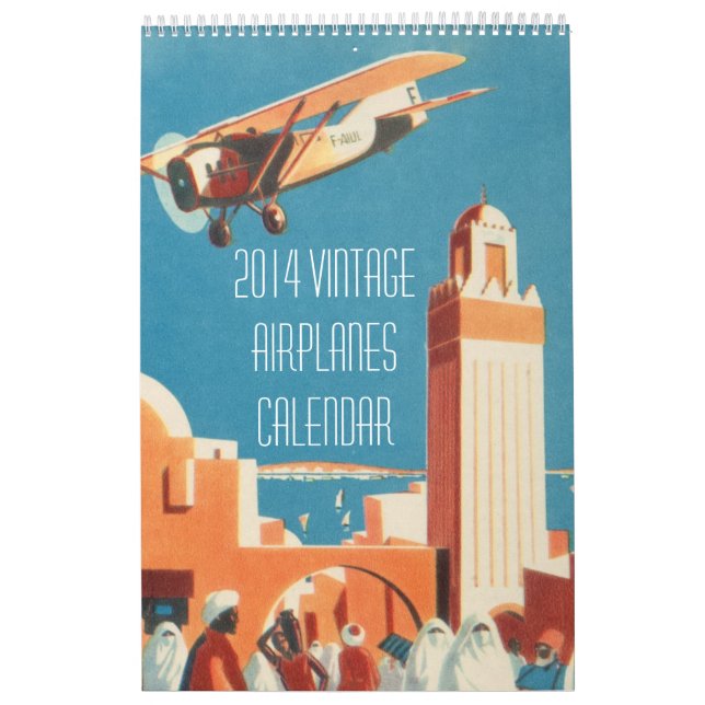 Mural Calendrier d'avions du cru 2014 (Protection)