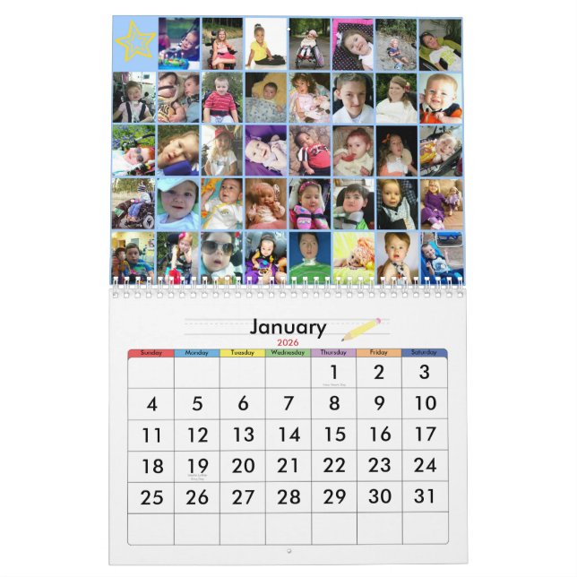 Mural Calendrier de 2013 SMA et de SMARD (Jan 2026)