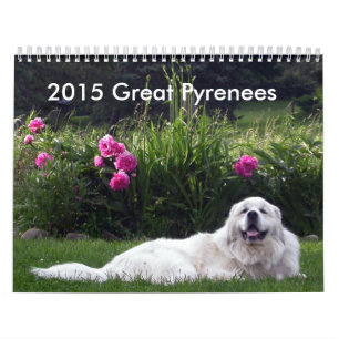 Mural Calendrier de 2015 Grands Pyrénées