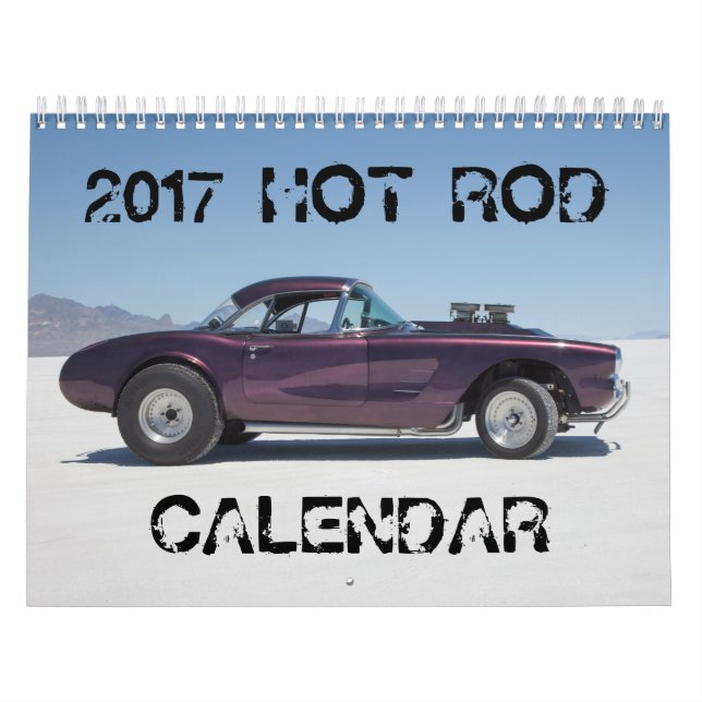 Mural Calendrier de 2017 hot rod (Protection)