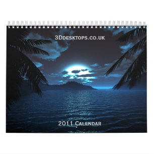 Mural calendrier de 3Ddesktops.co.uk 2011
