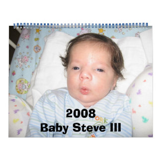 Mural Calendrier de Baby Steve