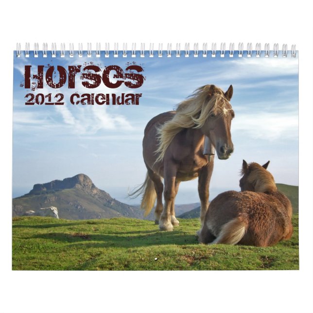 Mural Calendrier de chevaux (Protection)