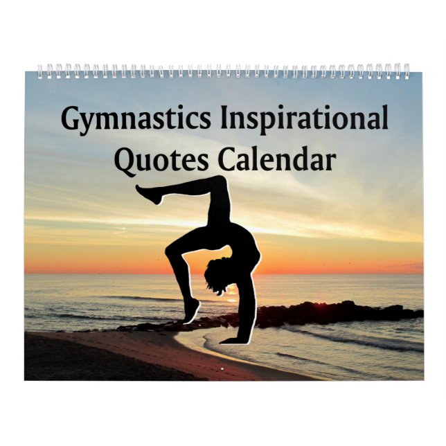 MURAL CALENDRIER DE CITATION GYMNASTIQUE PITTORESQUE (Protection)