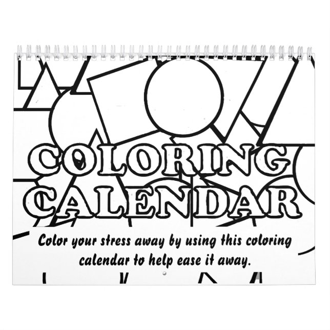 Mural Calendrier de coloration (Protection)