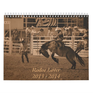 Mural Calendrier de cowboy de rodéo
