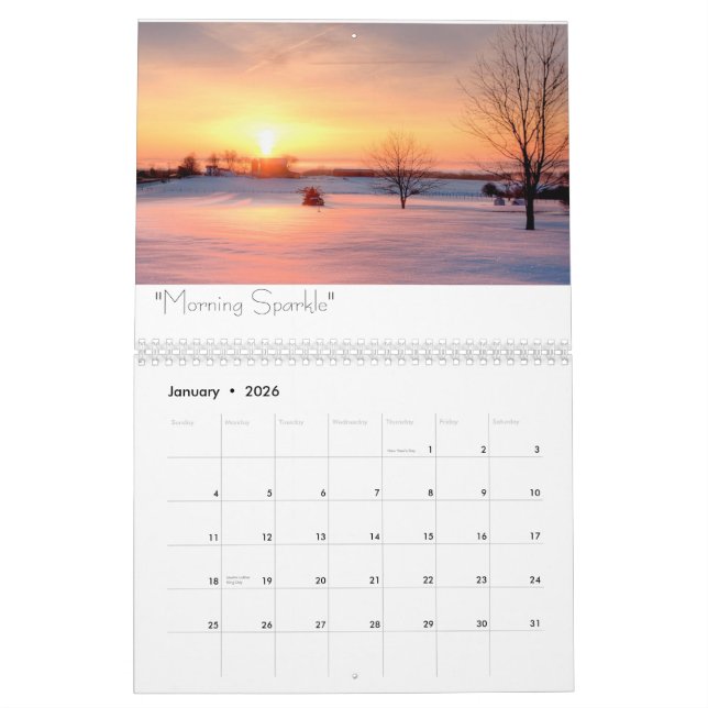 Mural Calendrier de Fisherphotoart 2014 (Jan 2026)