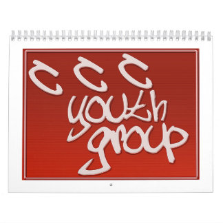 Mural Calendrier de groupe de jeunes de ccc