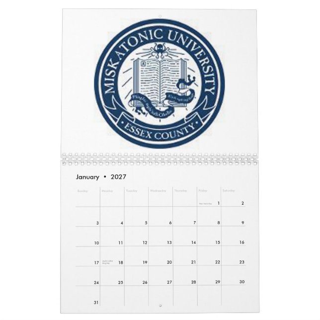 Mural Calendrier de HP Lovecraft (Jan 2027)