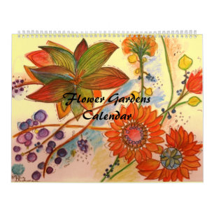 Mural Calendrier de jardins d'agrément