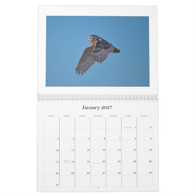 Mural Calendrier de la faune 2015 (Jan 2027)