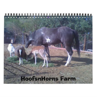 Mural Calendrier de la ferme 2009 de HoofsnHorns