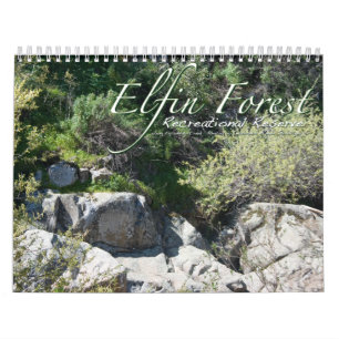 Mural Calendrier de la forêt Elfin