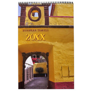 Mural Calendrier de la photographie de voyage Europe
