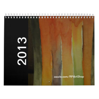 Mural Calendrier de l'art 2013 d'aquarelle
