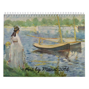 Mural Calendrier de l'art 2014 de Manet