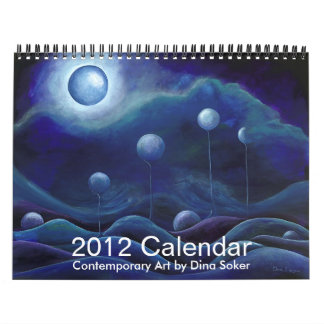 Mural Calendrier de l'art contemporain 2012 par Dina