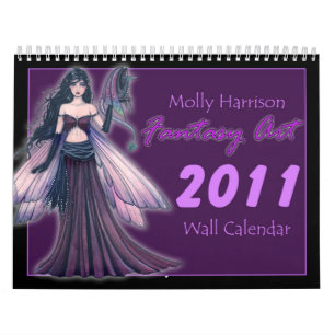 Mural Calendrier de l'art fantastique de Molly Harrison