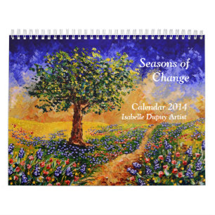Mural Calendrier de l'artiste 2014 d'Isabelle Dupuy