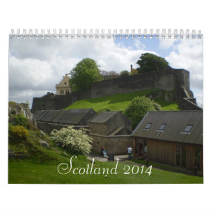 Mural Calendrier de l'Ecosse 2014