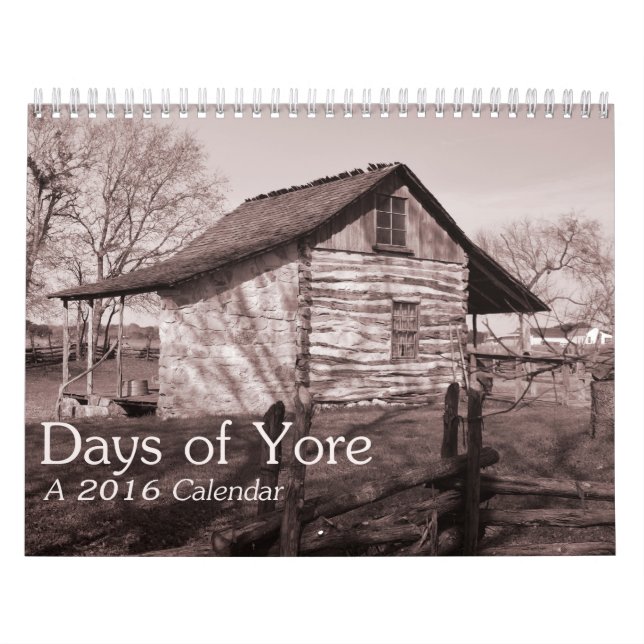 Mural Calendrier de l'old-fashioned 2016 de jours (Protection)
