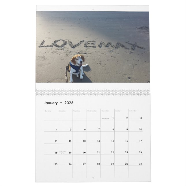 Mural Calendrier de LOVEMAX 2015 (Jan 2026)