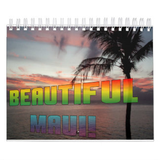 Mural Calendrier de Maui