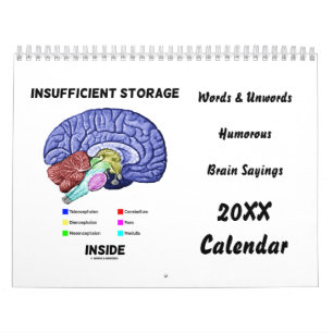 Mural Calendrier de mots et d'énonciations 20XX d'humou