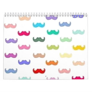 Mural calendrier de moustache