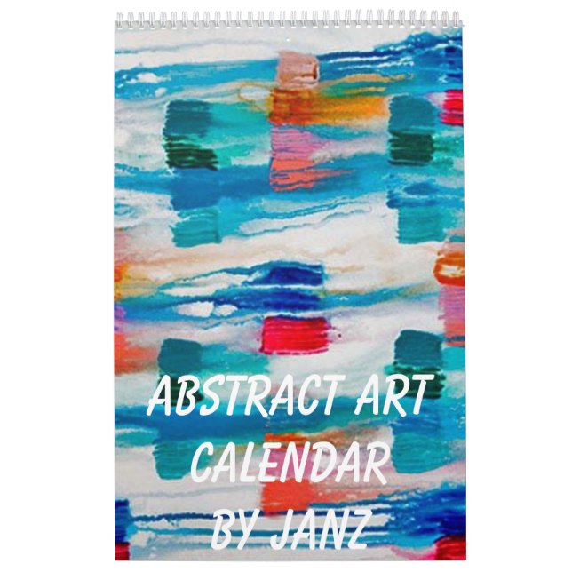 Mural Calendrier de mur d'art Abstrait par Janz (Protection)