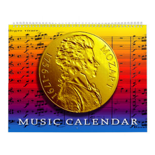 MURAL CALENDRIER DE MUSIQUE