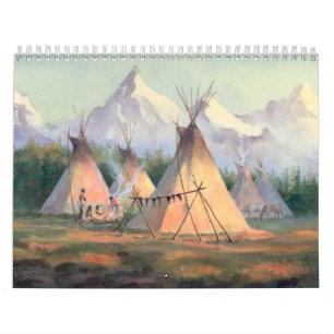 Mural CALENDRIER de NATIF AMÉRICAIN par SHARON SHARPE