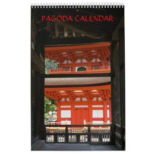 Mural Calendrier de pagoda