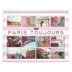 Mural Calendrier de Paris Toujours Photographie
