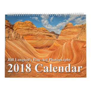 Mural Calendrier de photographie de nature de 2018