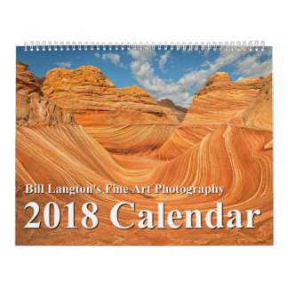 Mural Calendrier de photographie de nature de 2018