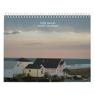 Mural Calendrier de plage de folie