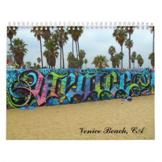Mural Calendrier de plage de Venise