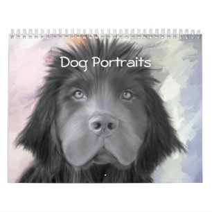 Mural Calendrier de portraits de chien