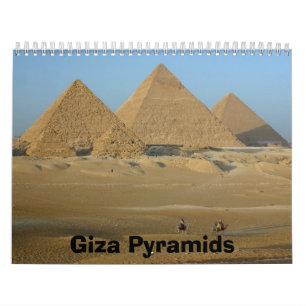 Mural Calendrier de pyramides de Gizeh