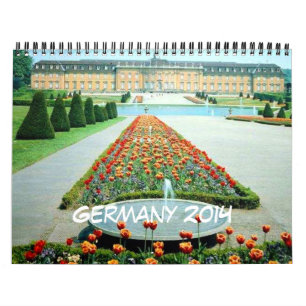 Mural Calendrier de voyage de l'Allemagne 2014