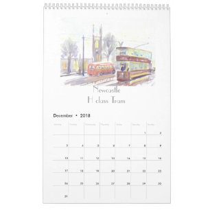Mural Calendrier des arts du transport