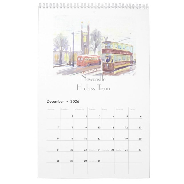 Mural Calendrier des arts du transport (Dec 2026)