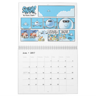 Mural Calendrier des bandes dessinées d'Humour de l'avi