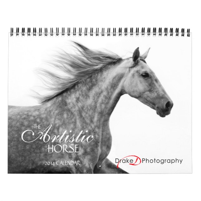 Mural Calendrier des chevaux artistiques 2014 (Protection)