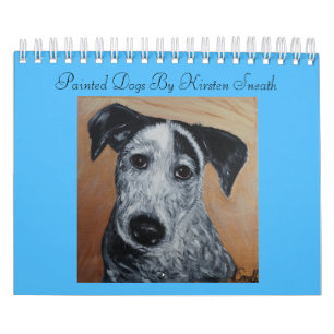 Mural Calendrier des chiens peints
