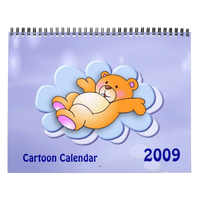 Mural Calendrier des dessins animés 2009 (Protection)