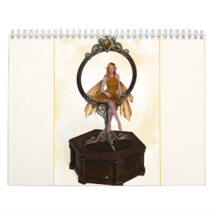 Mural Calendrier des fées colorées